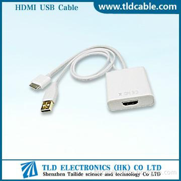 HDMI Adapter with USB Charger
